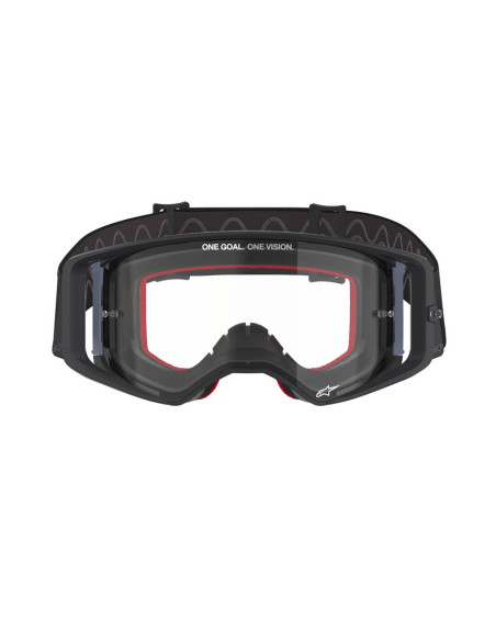 Masque cross Alpinestars Supertech Corp - Noir Gris écran clair