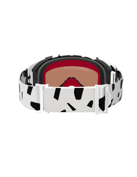 Masque cross Alpinestars Supertech Corp - Blanc Or écran iridium Or