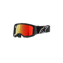 Masque cross Alpinestars Vision 8 Corp - Noir écran iridium Rouge 2