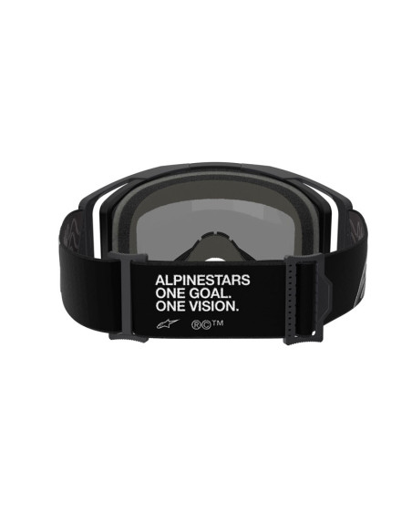 Masque cross Alpinestars Vision 8 Corp - Noir écran iridium Rouge
