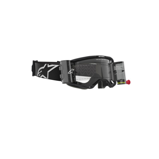 Masque cross Alpinestars Vision 8 Corp Roll-Off - Noir écran clair