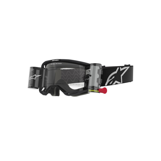 Masque cross Alpinestars Vision 8 Corp Roll-Off - Noir écran clair