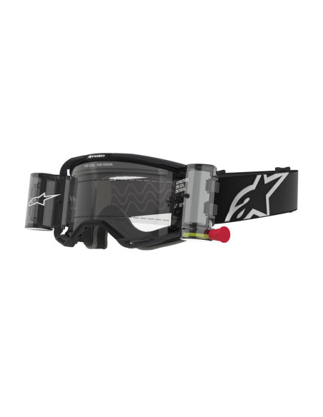 Masque cross Alpinestars Vision 8 Corp Roll-Off - Noir écran clair