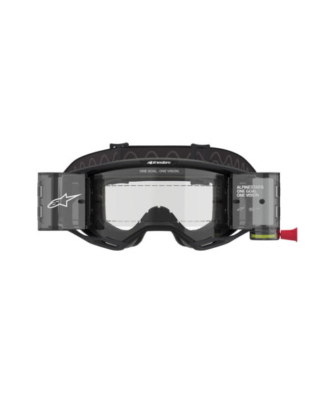 Masque cross Alpinestars Vision 8 Corp Roll-Off - Noir écran clair