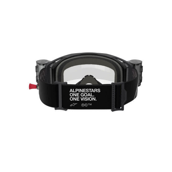 Masque cross Alpinestars Vision 8 Corp Roll-Off - Noir écran clair