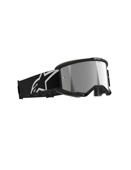 Masque cross Alpinestars Vision 5 Corp - Noir écran iridium Argent