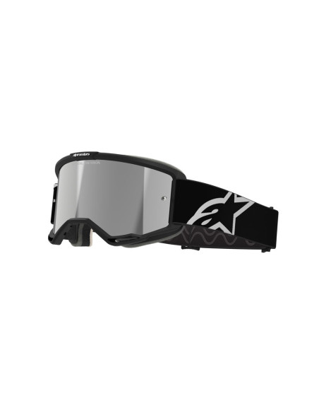 Masque cross Alpinestars Vision 5 Corp - Noir écran iridium Argent