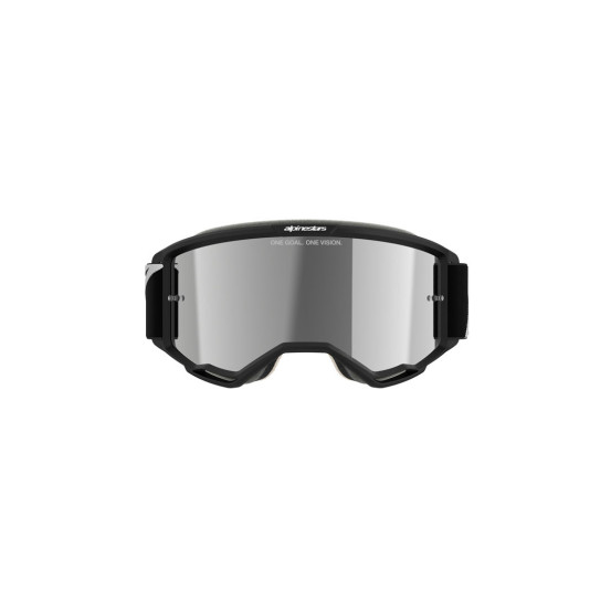 Masque cross Alpinestars Vision 5 Corp - Noir écran iridium Argent