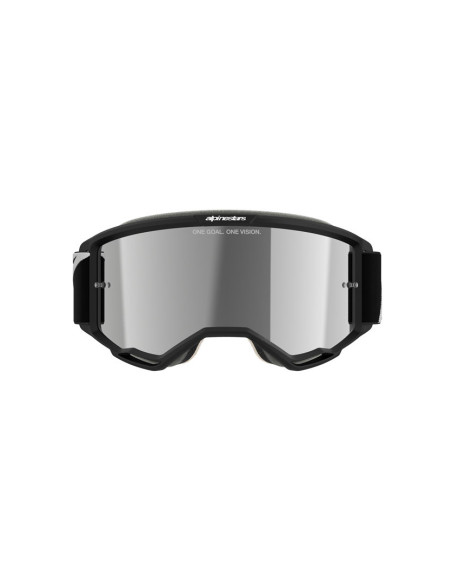 Masque cross Alpinestars Vision 5 Corp - Noir écran iridium Argent