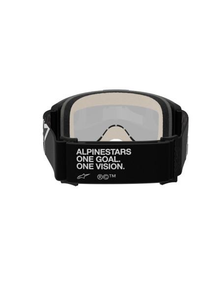 Masque cross Alpinestars Vision 5 Corp - Noir écran iridium Argent