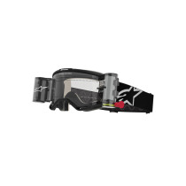 Masque cross Alpinestars Vision 5 Corp Roll-Off - Noir écran clair 2