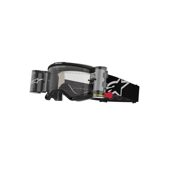 Masque cross Alpinestars Vision 5 Corp Roll-Off - Noir écran clair