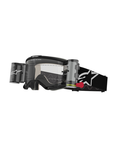Masque cross Alpinestars Vision 5 Corp Roll-Off - Noir écran clair