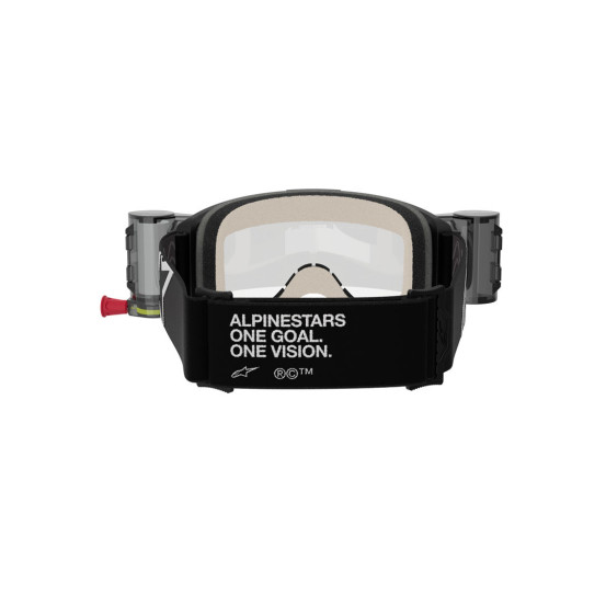 Masque cross Alpinestars Vision 5 Corp Roll-Off - Noir écran clair
