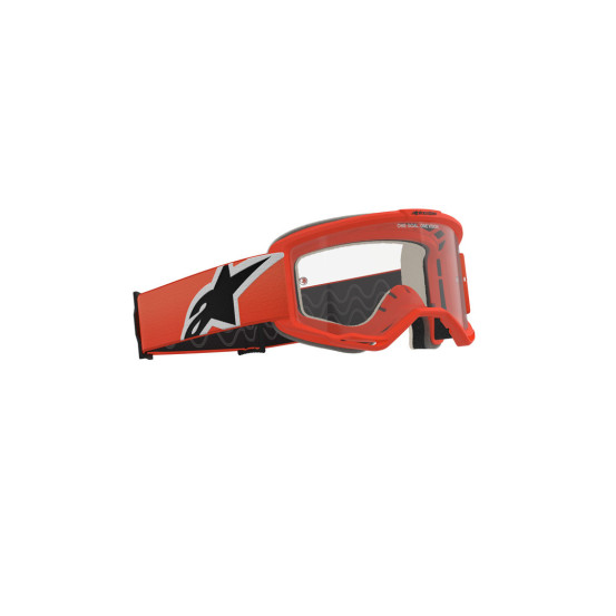 Masque cross Alpinestars Vision 5 Corp - Orange écran clair