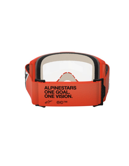 Masque cross Alpinestars Vision 5 Corp - Orange écran clair