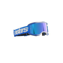 Masque cross Alpinestars Vision 5 Blaze - Bleu écran iridium Bleu