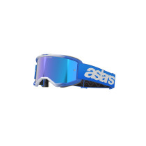 Masque cross Alpinestars Vision 5 Blaze - Bleu écran iridium Bleu 2