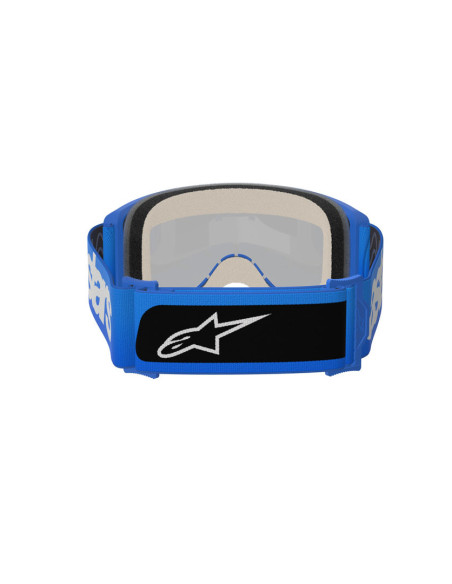 Masque cross Alpinestars Vision 5 Blaze - Bleu écran iridium Bleu