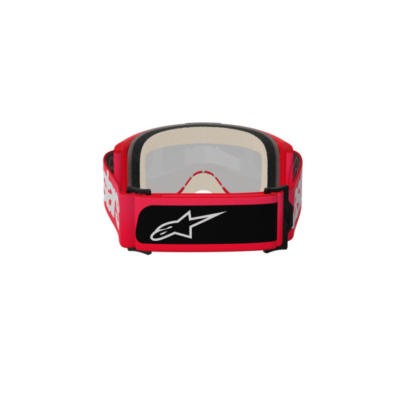 Masque cross Alpinestars Vision 5 Blaze - Rouge écran iridium Or