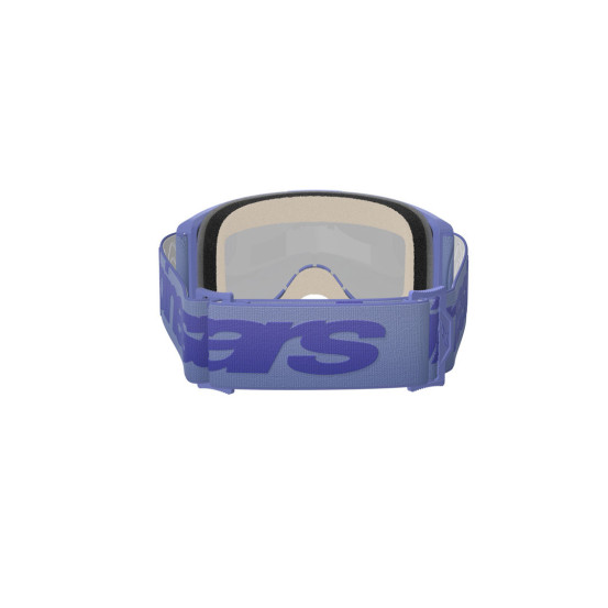 Masque cross Alpinestars Vision 5 Wordmark - Violet écran iridium Bleu
