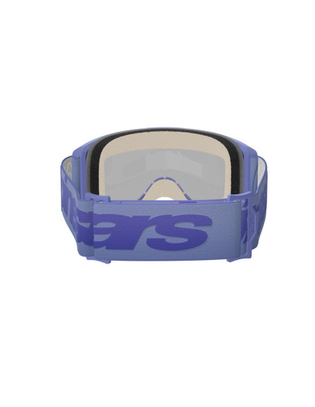 Masque cross Alpinestars Vision 5 Wordmark - Violet écran iridium Bleu