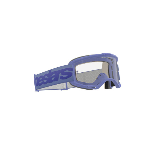 Masque cross Alpinestars Vision 5 Wordmark - Violet écran clair