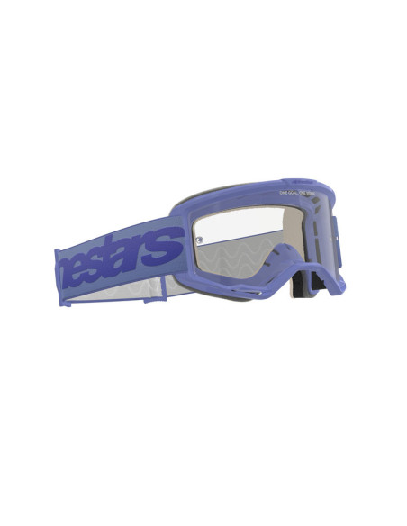 Masque cross Alpinestars Vision 5 Wordmark - Violet écran clair