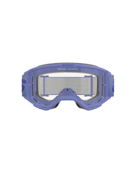 Masque cross Alpinestars Vision 5 Wordmark - Violet écran clair