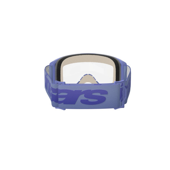 Masque cross Alpinestars Vision 5 Wordmark - Violet écran clair