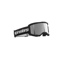 Masque cross Alpinestars Vision 3 Wordmark - Noir écran iridium Argent