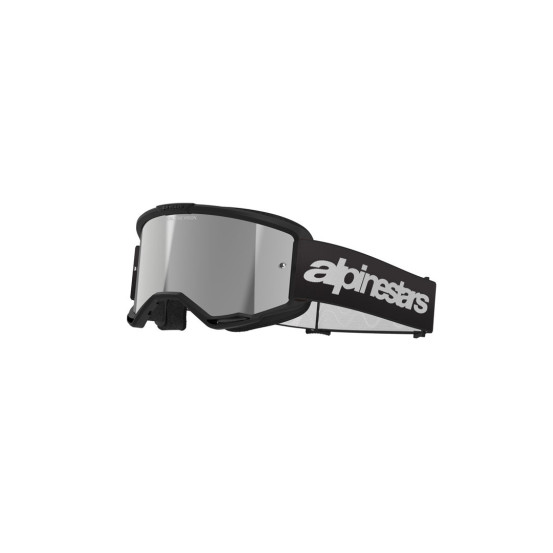Masque cross Alpinestars Vision 3 Wordmark - Noir écran iridium Argent