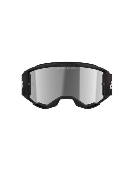 Masque cross Alpinestars Vision 3 Wordmark - Noir écran iridium Argent