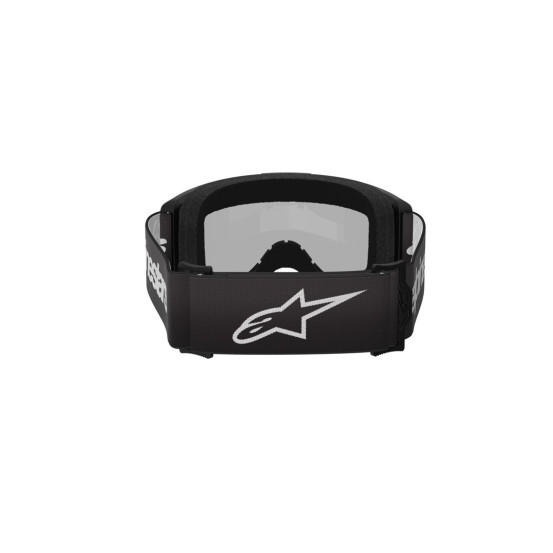 Masque cross Alpinestars Vision 3 Wordmark - Noir écran iridium Argent