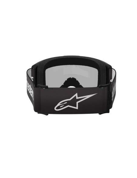 Masque cross Alpinestars Vision 3 Wordmark - Noir écran iridium Argent
