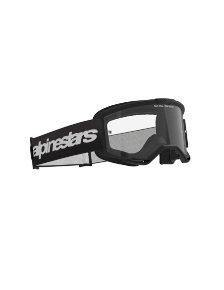 Masque cross Alpinestars Vision 3 Wordmark - Noir écran clair