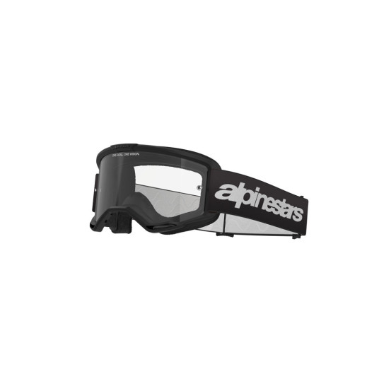 Masque cross Alpinestars Vision 3 Wordmark - Noir écran clair
