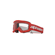 Masque cross Alpinestars Vision 3 Wordmark - Rouge écran clair 2
