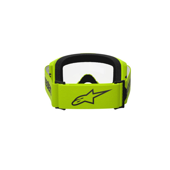 Masque cross Alpinestars Vision 3 Wordmark - Jaune fluo écran clair