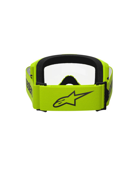 Masque cross Alpinestars Vision 3 Wordmark - Jaune fluo écran clair