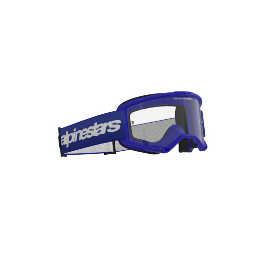 Masque cross Alpinestars Vision 3 Wordmark - Bleu écran clair