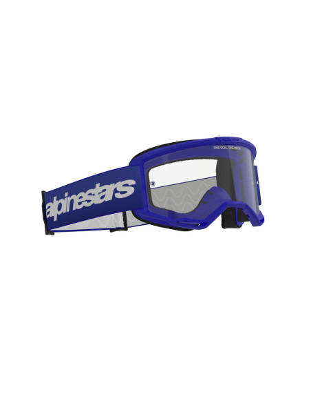 Masque cross Alpinestars Vision 3 Wordmark - Bleu écran clair