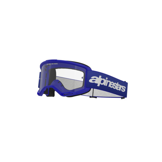 Masque cross Alpinestars Vision 3 Wordmark - Bleu écran clair