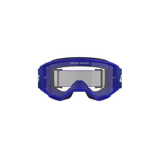 Masque cross Alpinestars Vision 3 Wordmark - Bleu écran clair