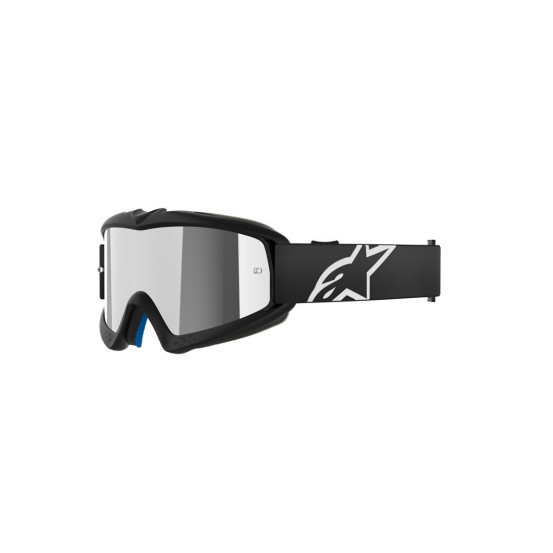 Masque cross enfant Alpinestars Vision Corp - Noir écran iridium Argent