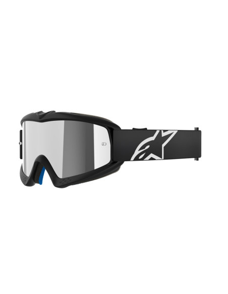 Masque cross enfant Alpinestars Vision Corp - Noir écran iridium Argent