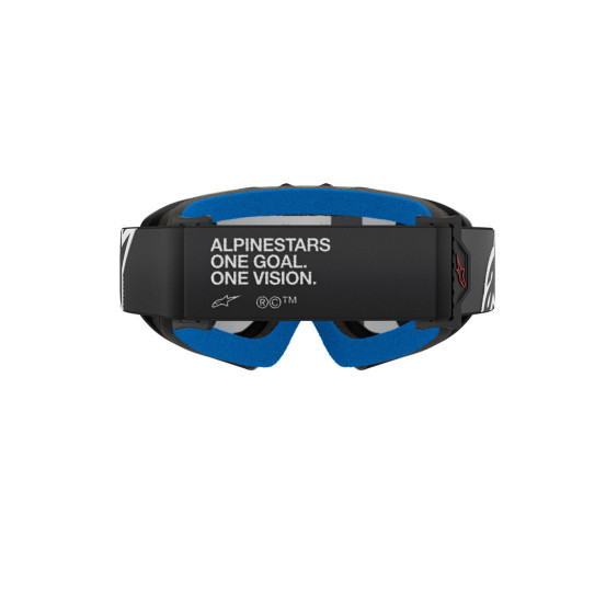 Masque cross enfant Alpinestars Vision Corp - Noir écran iridium Argent