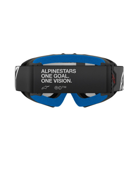 Masque cross enfant Alpinestars Vision Corp - Noir écran iridium Argent