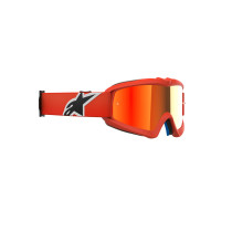 Masque cross enfant Alpinestars Vision Corp - Orange écran iridium Rouge