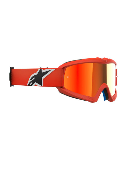 Masque cross enfant Alpinestars Vision Corp - Orange écran iridium Rouge